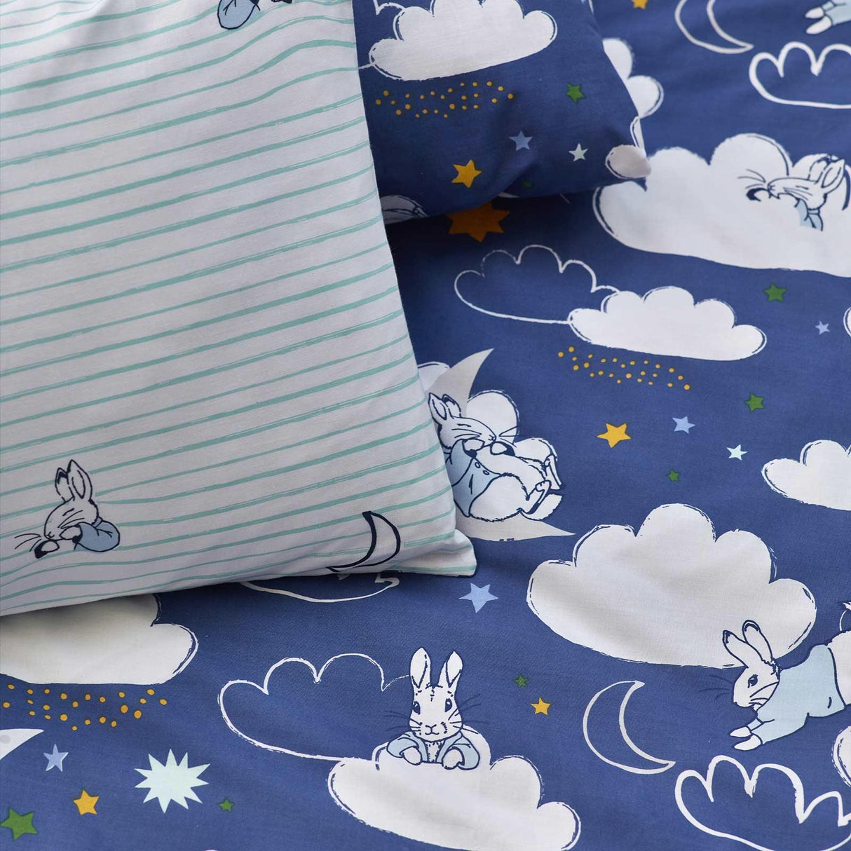 Peter Rabbit™ Sleepy Head Duvet Cover Set Blue