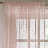 Pandora Metallic Voile Panel Blush 55" x 48"