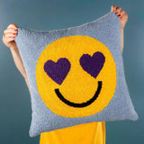 Smile Knitted Cushion Cover