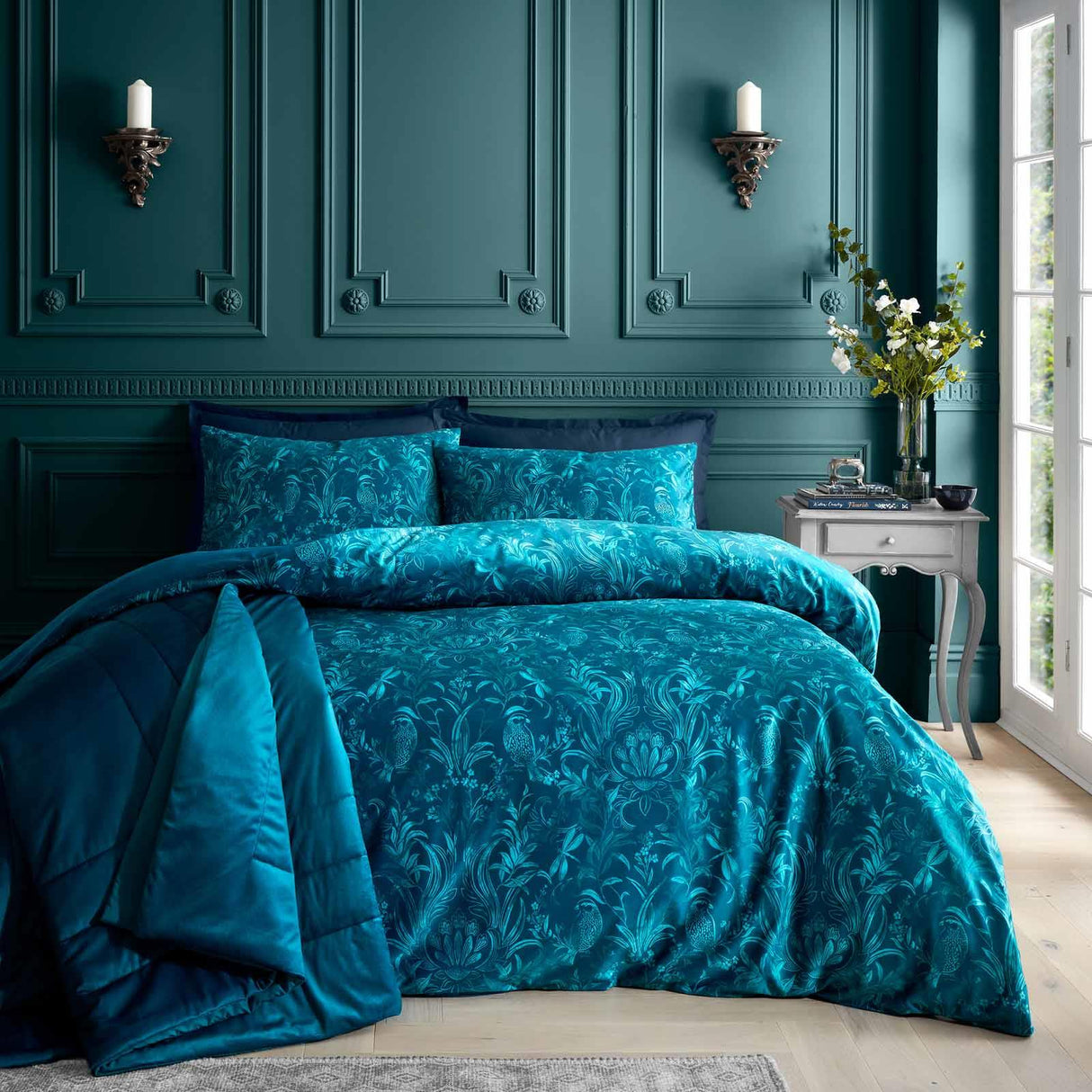 Bridgerton Regal Birds Duvet Cover Set