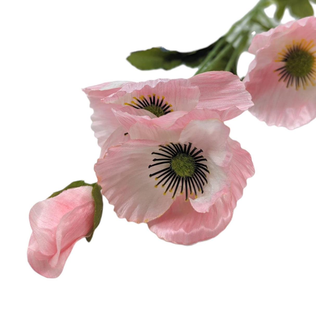 Artificial Poppy Stem Pink