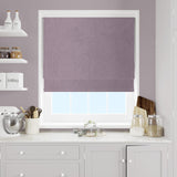 Manta Plum Made To Measure Roman Blind