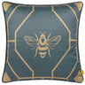 Bee Deco Geometric Cushion Cover 17" x 17" (43cm x 43cm)