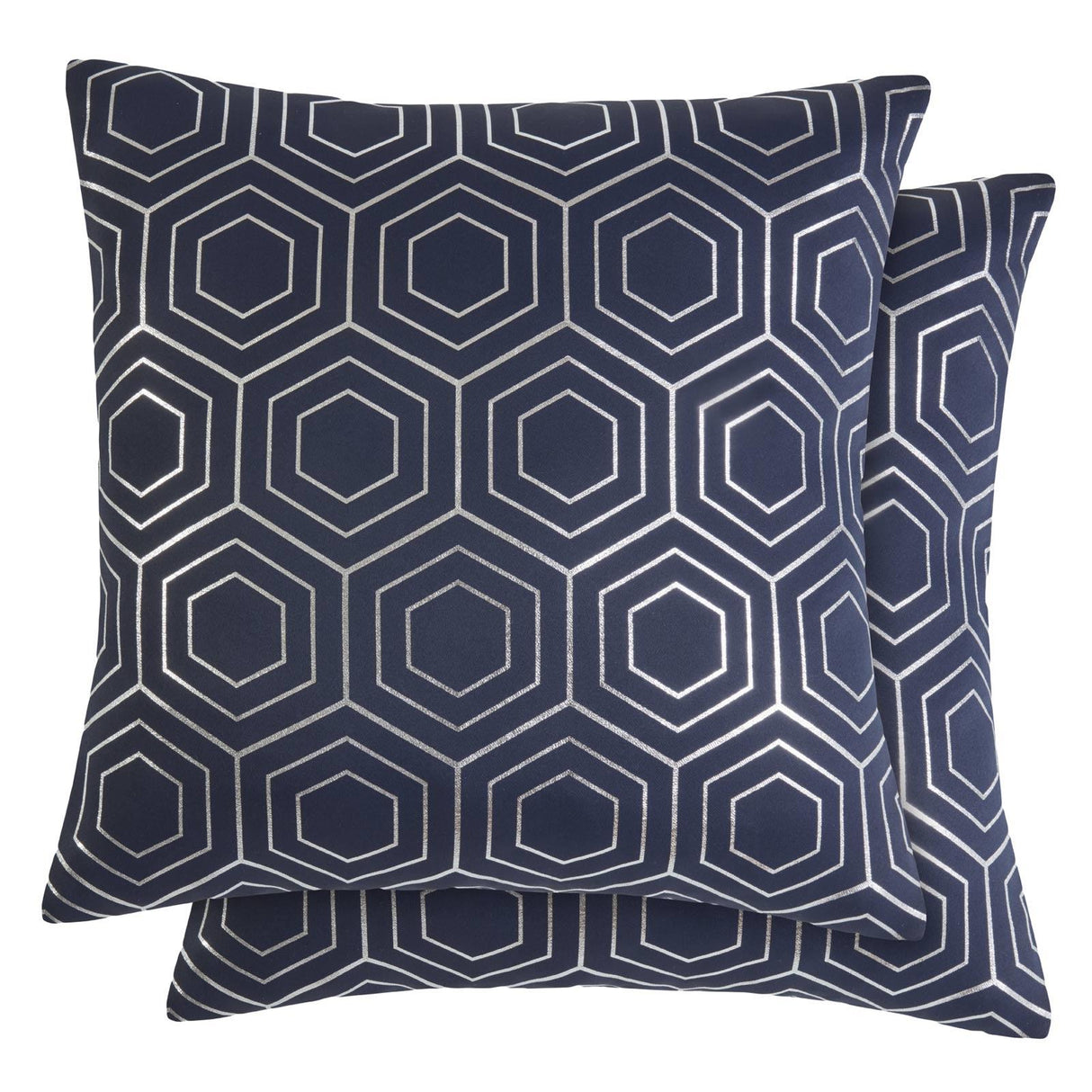 Hartford Geometric Cushion Cover Navy