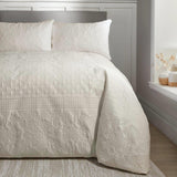 Avery Stripe Natural Duvet Cover Set