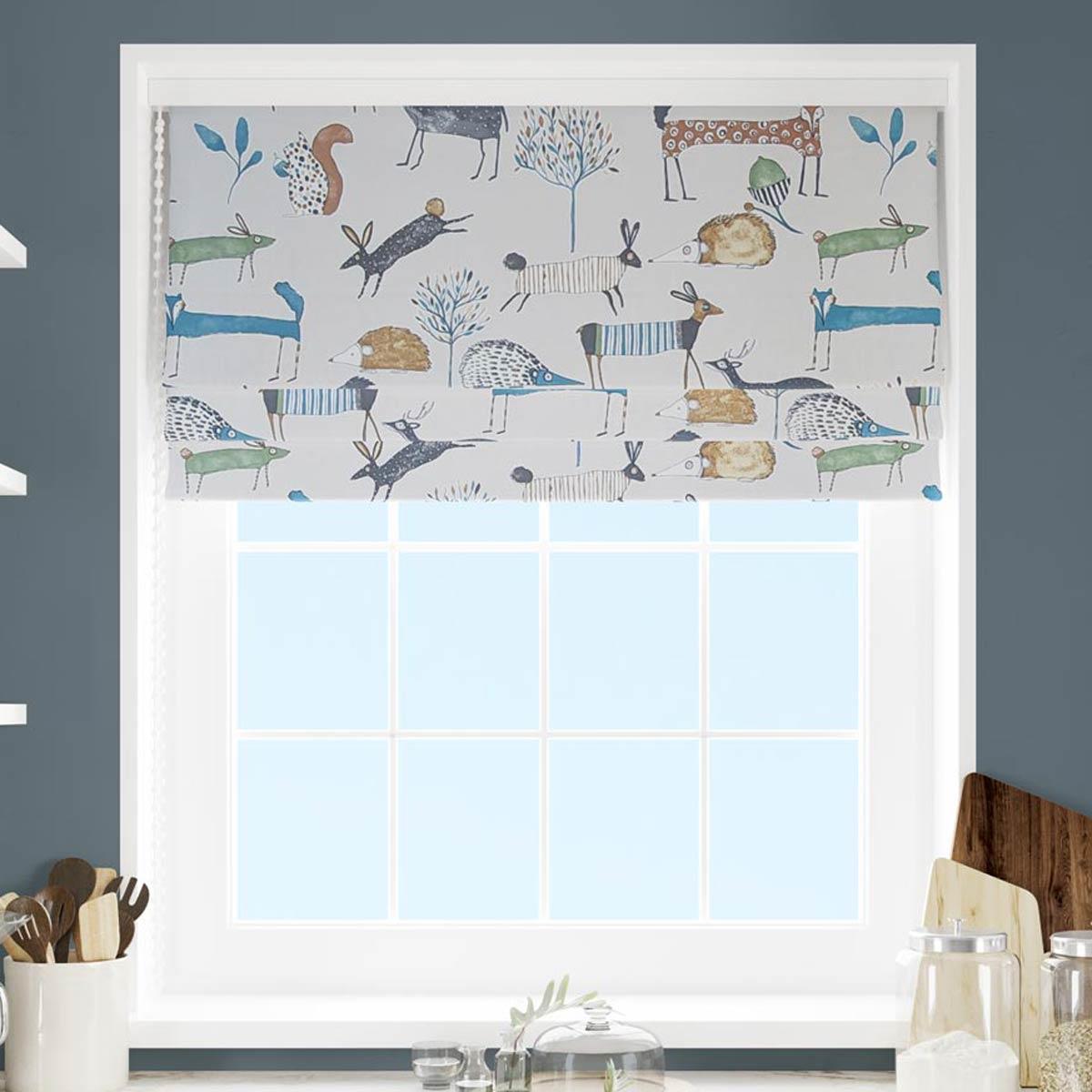 Oh My Deer Colonial Made To Measure Roman Blind