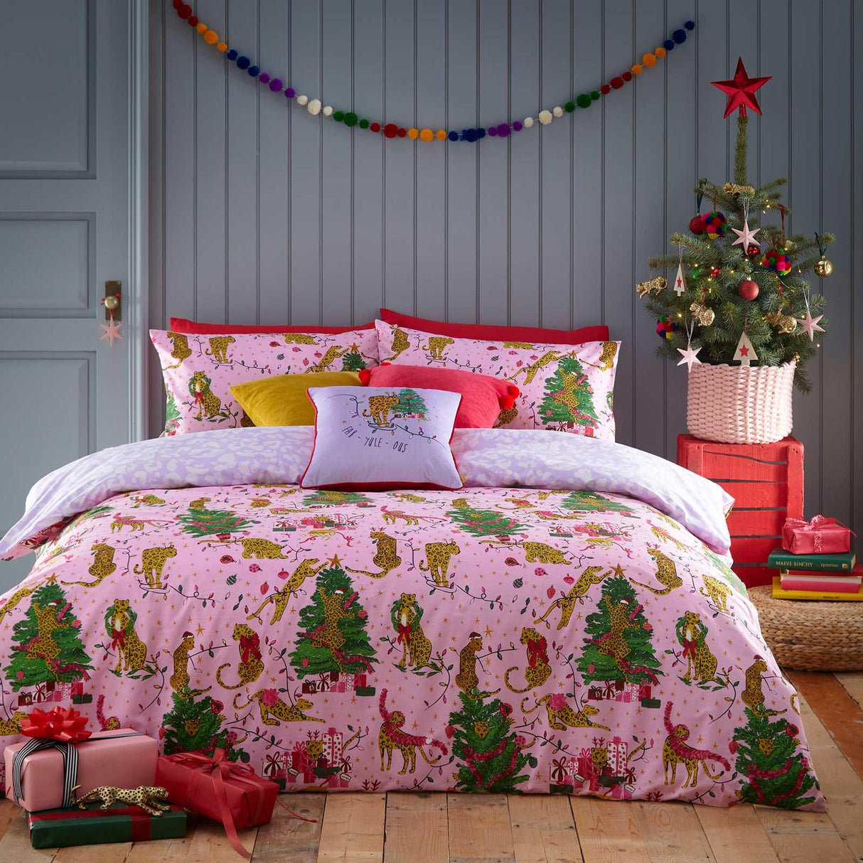 Purrfect Christmas Duvet Cover Set