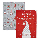 Christmas Gnomes Tea Towel 4 Pack