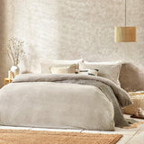 Boucle Greige Duvet Cover Set