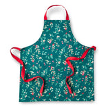 Christmas Holly & Mistletoe Apron