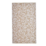 Sandringham Jacquard Leaf Towel Natural