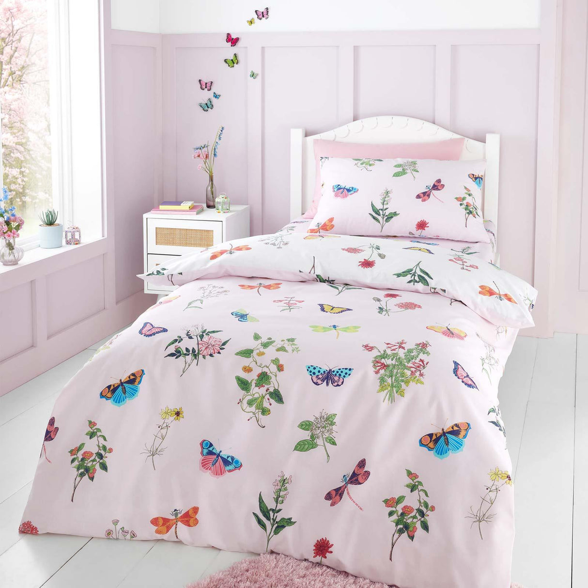 RHS Butterfly Garden Duvet Cover Set