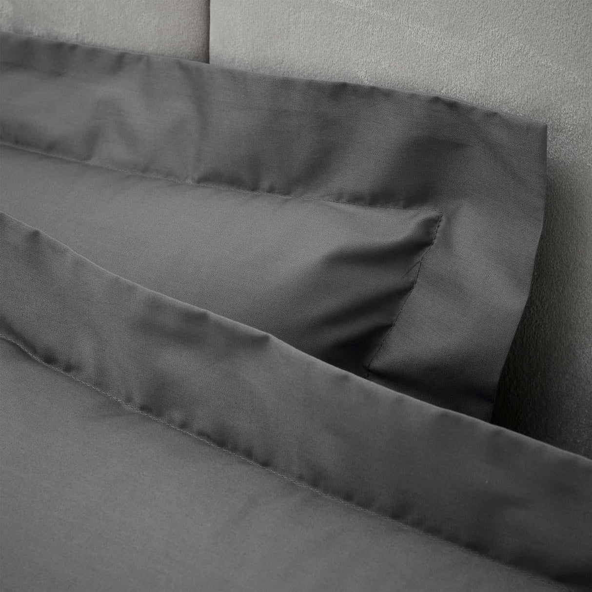 180TC Egyptian Cotton Oxford Pillowcase Charcoal