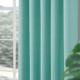 Woven Blackout Tape Top Curtains Teal