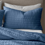 Lennon Stripe Duvet Cover Set Blue