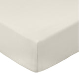 200TC Cotton Percale Fitted Sheet Natural