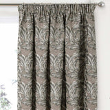 Georgia Chenille Tape Top Curtains Natural