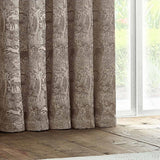 Winter Woods Chenille Eyelet Curtains Taupe