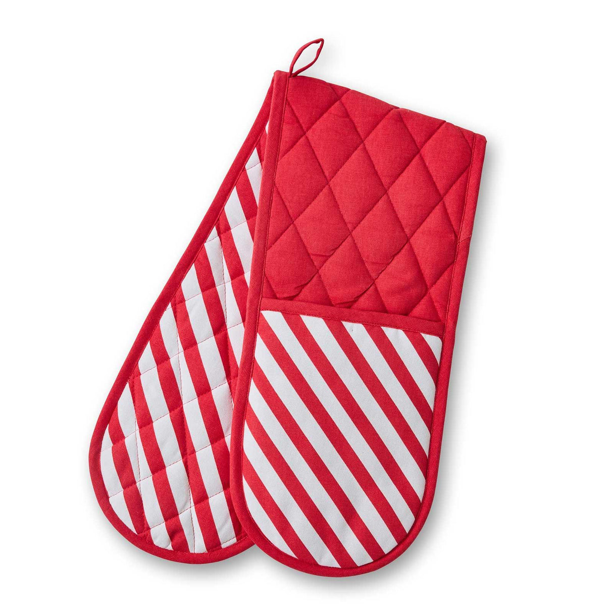 Christmas Candy Cane Double Oven Glove