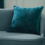 Selene Chenille Cushion Cover / Feather Filled Cushion 22" x 22" (55cm x 55cm)