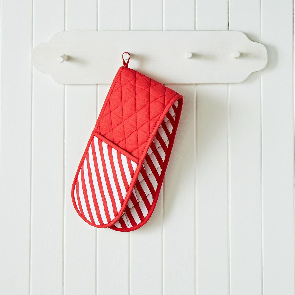 Christmas Candy Cane Double Oven Glove