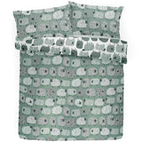 Dotty Sheep Duvet Cover Set Duck Egg