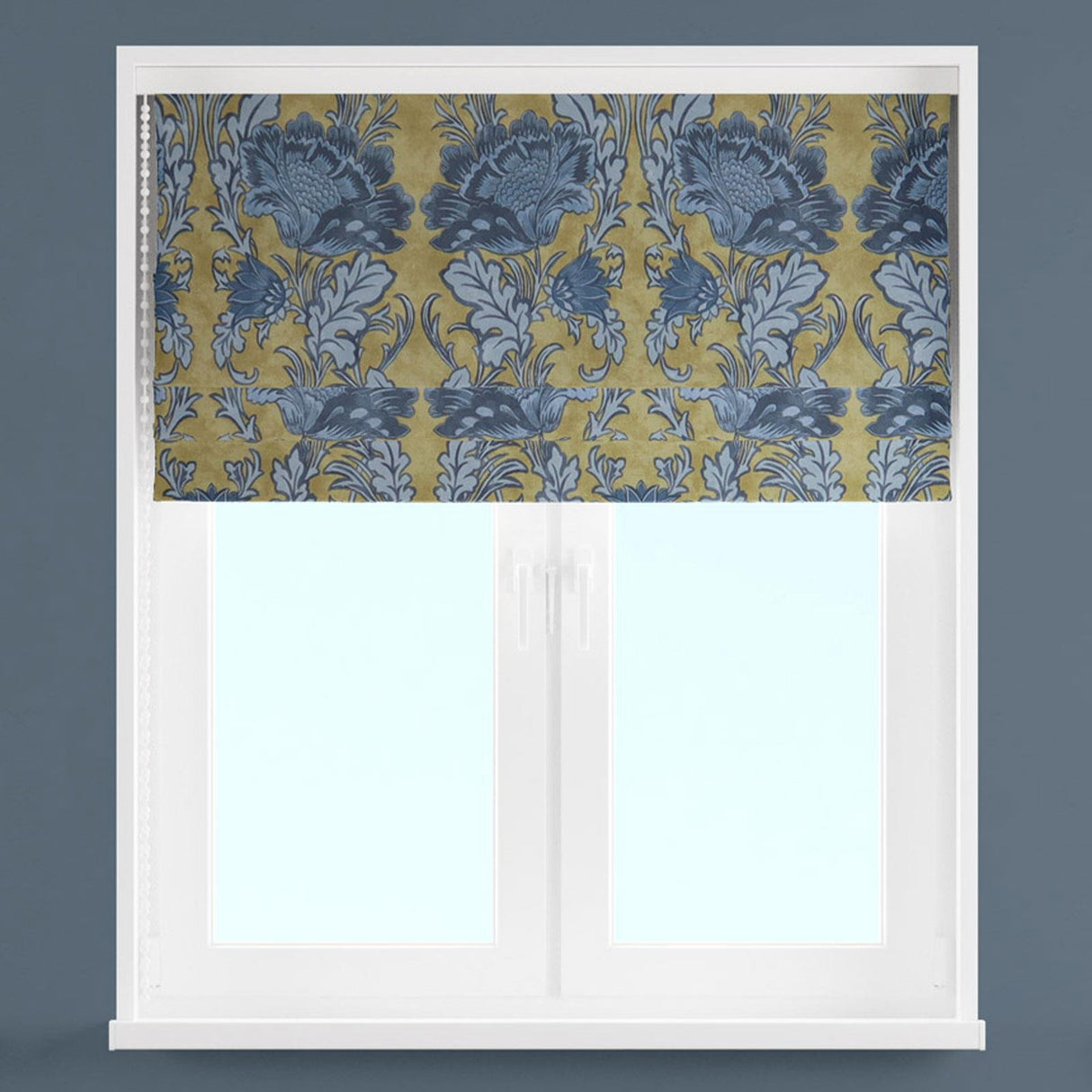 Acantha Ochre Made To Measure Roman Blind