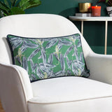 Ebon Wilds Nkiru Green Cushion Cover 12" x 20"