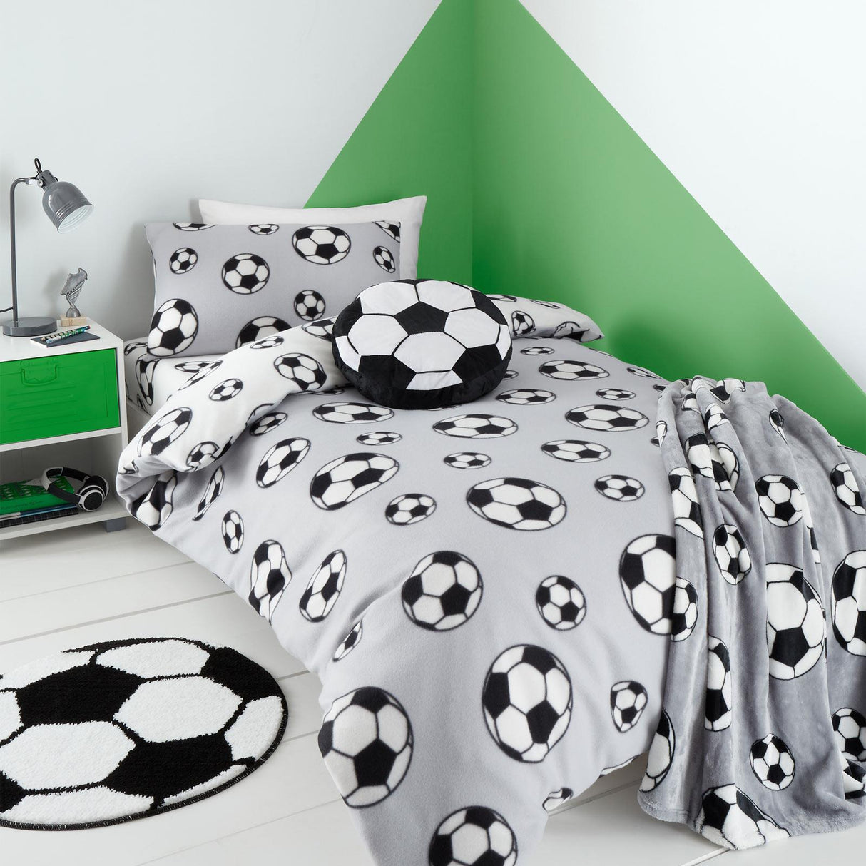 Football Fleece Throw