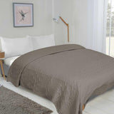 Aran Textured Bedspread Set