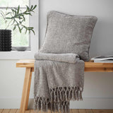 Wilson Plain Chenille Throw Grey