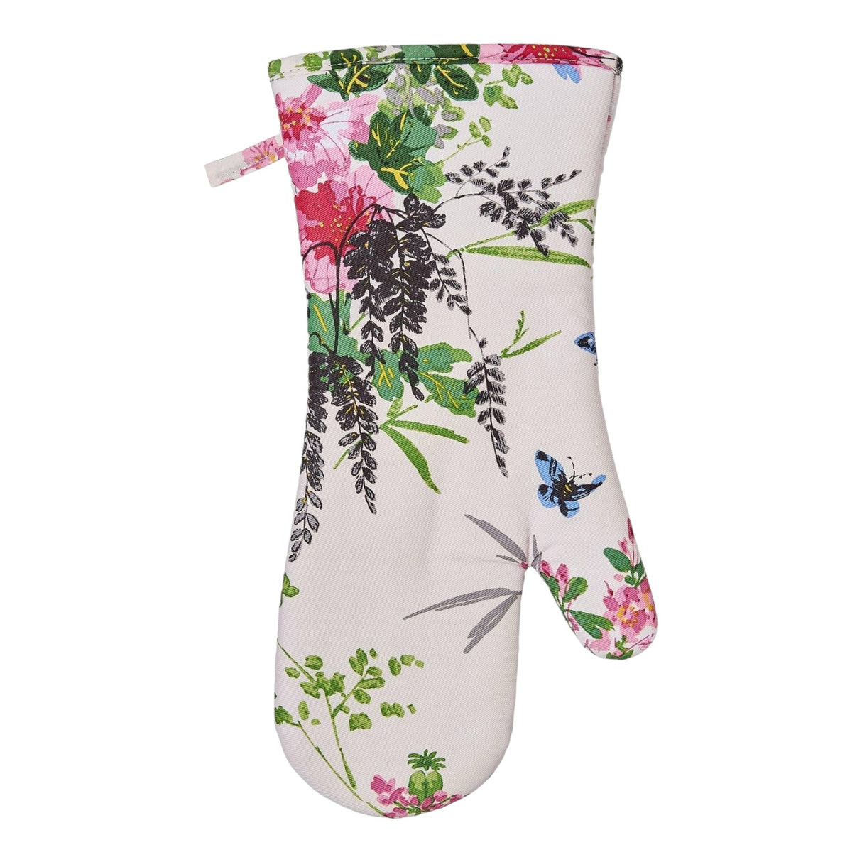 Madame Butterfly Luxury Cotton Gauntlet Oven Mitt Oven Gloves Ulster Weavers   