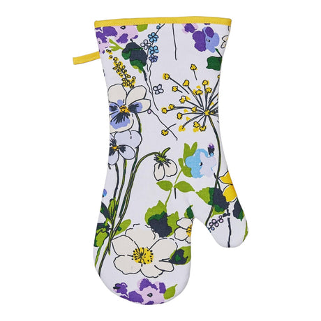 Wildflowers Luxury Cotton Gauntlet Oven Mitt Oven Gloves Ulster Weavers   