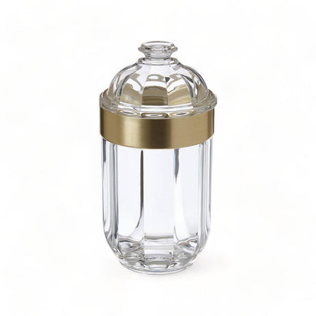 Gold Acrylic Canister