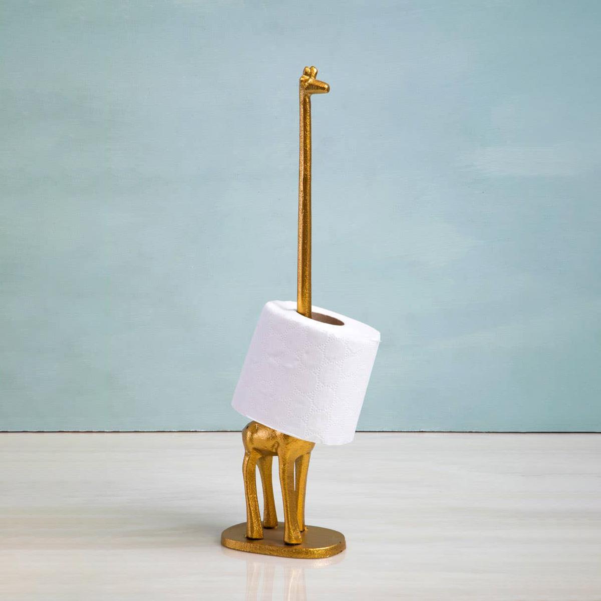 Giraffe toilet deals roll holder