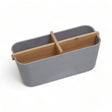 Grey Bamboo Storage Organiser