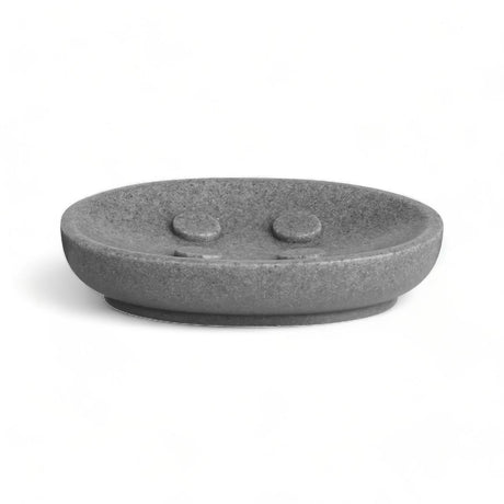 Grey Stone Effect Soap Dish