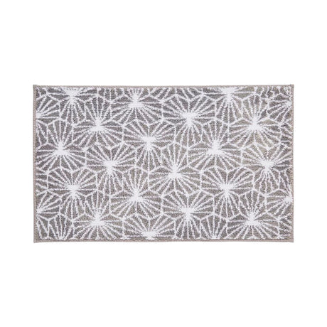 Madrid Geometric Bath Mat Grey Bath Mat Allure   