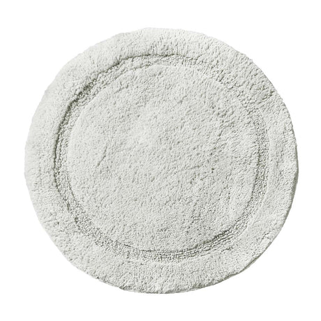 Marrakesh Round Bath Mat Dove Grey