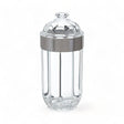 Large Silver Acrylic Canister