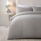 Lindly Waffle Silver Duvet Cover Set