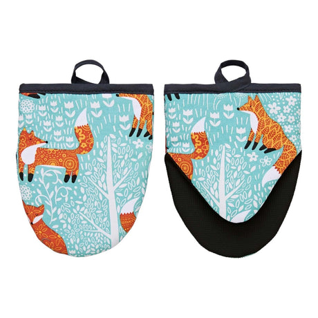 Foraging Fox Luxury Neoprene Micro Mitts Set Oven Gloves Ulster Weavers   