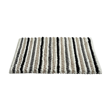 California Chunky Bobble Bath Mat Monochrome Bath Mat Allure   