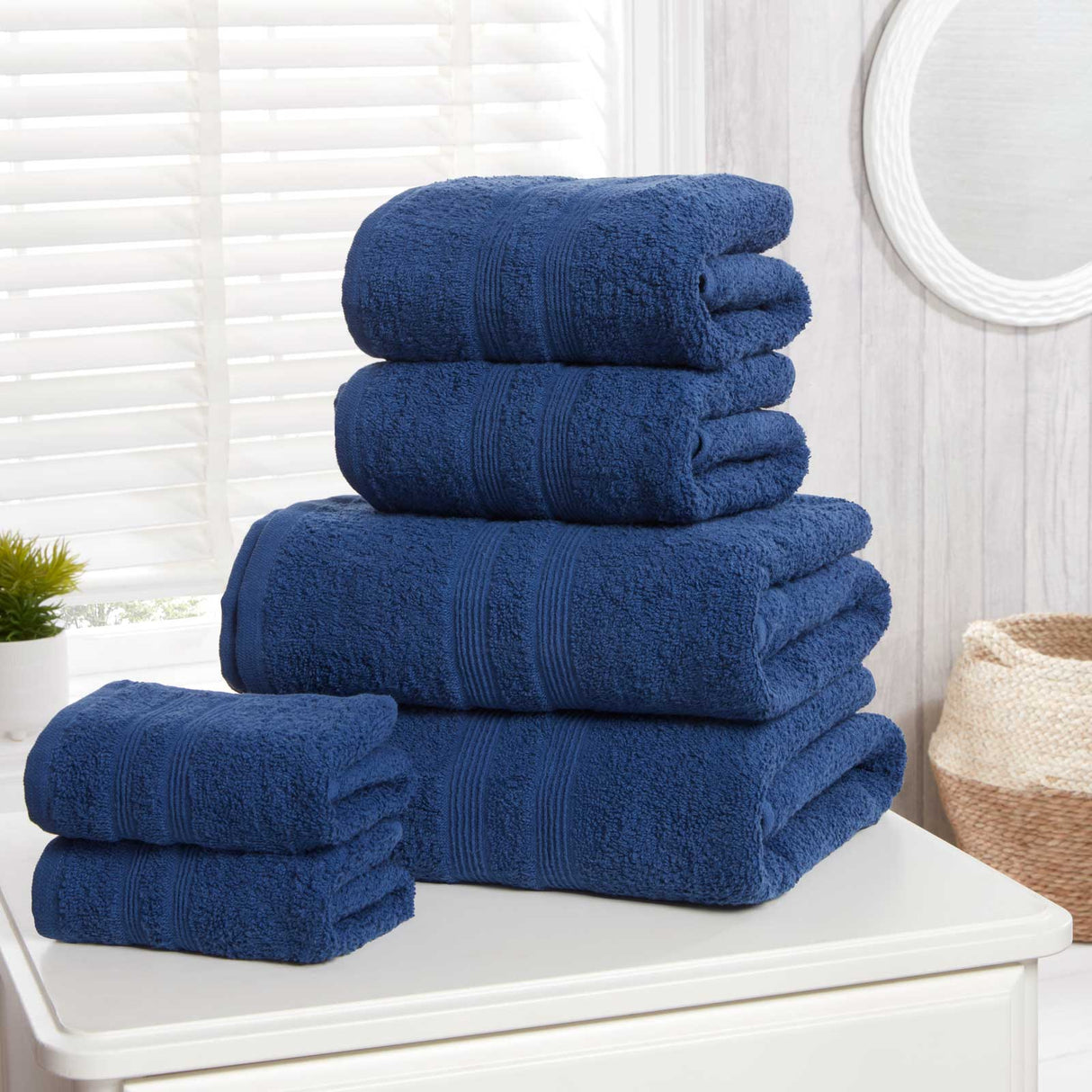 Camden 6 Piece Towel Bale Midnight