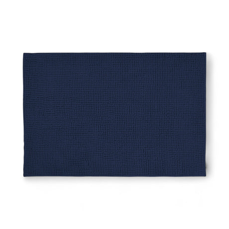 Chenille Bobble Bath Mat Navy Bath Mat Allure 50cm x 80cm  