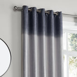 Ombre Strata Dim Out Eyelet Curtains Grey