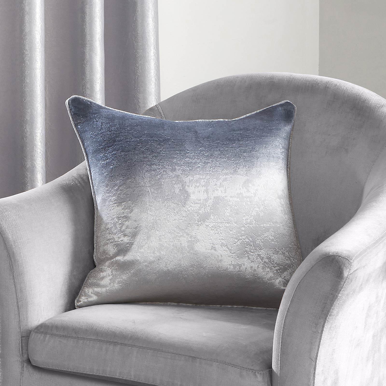 Grey and on sale white cushion cover