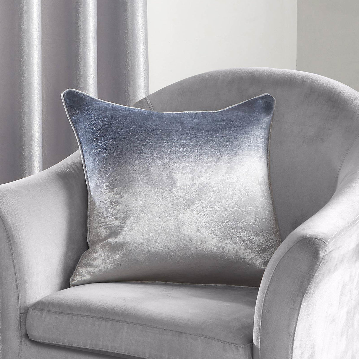 Fusion Ombre Strata Grey Cushion Cover 43cm x 43cm (17"x17")