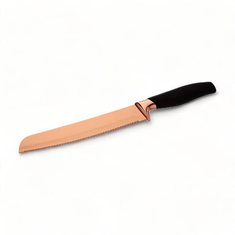 Orion Black + Rose Gold Bread Knife