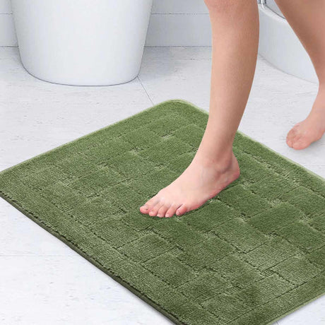 Orkney Bath Mat Sage Green 45x75cm